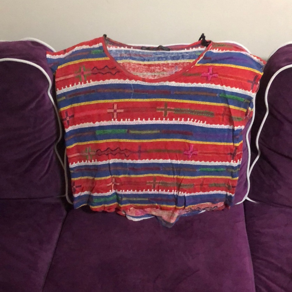 Red shirt (Crop Top Style)